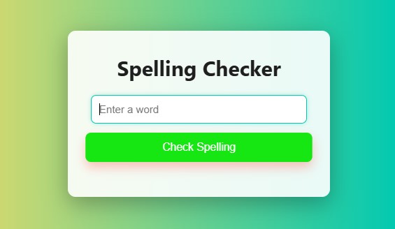 Spelling Checker